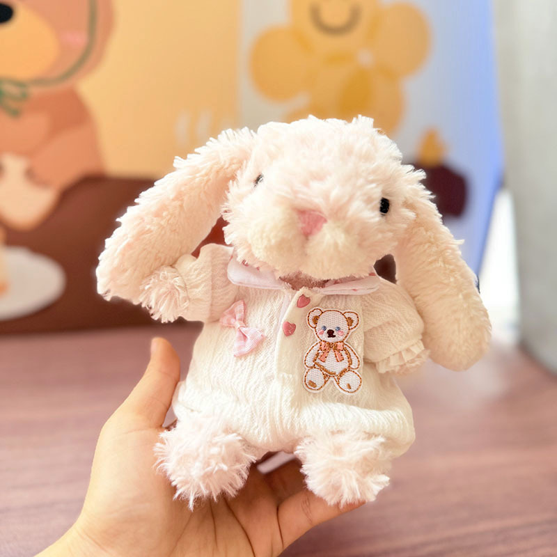 8inch jellycat yummy bunny plush cute custom clothes outfits - bear bodysuit - 0523