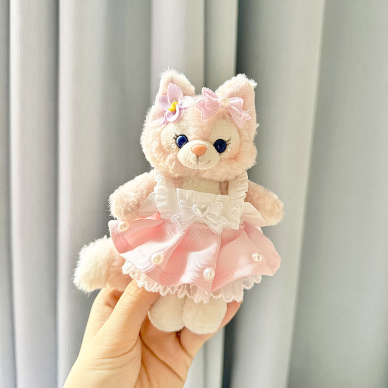 4inch bag charm cute custom clothes outfits - cute pink dress - 052321