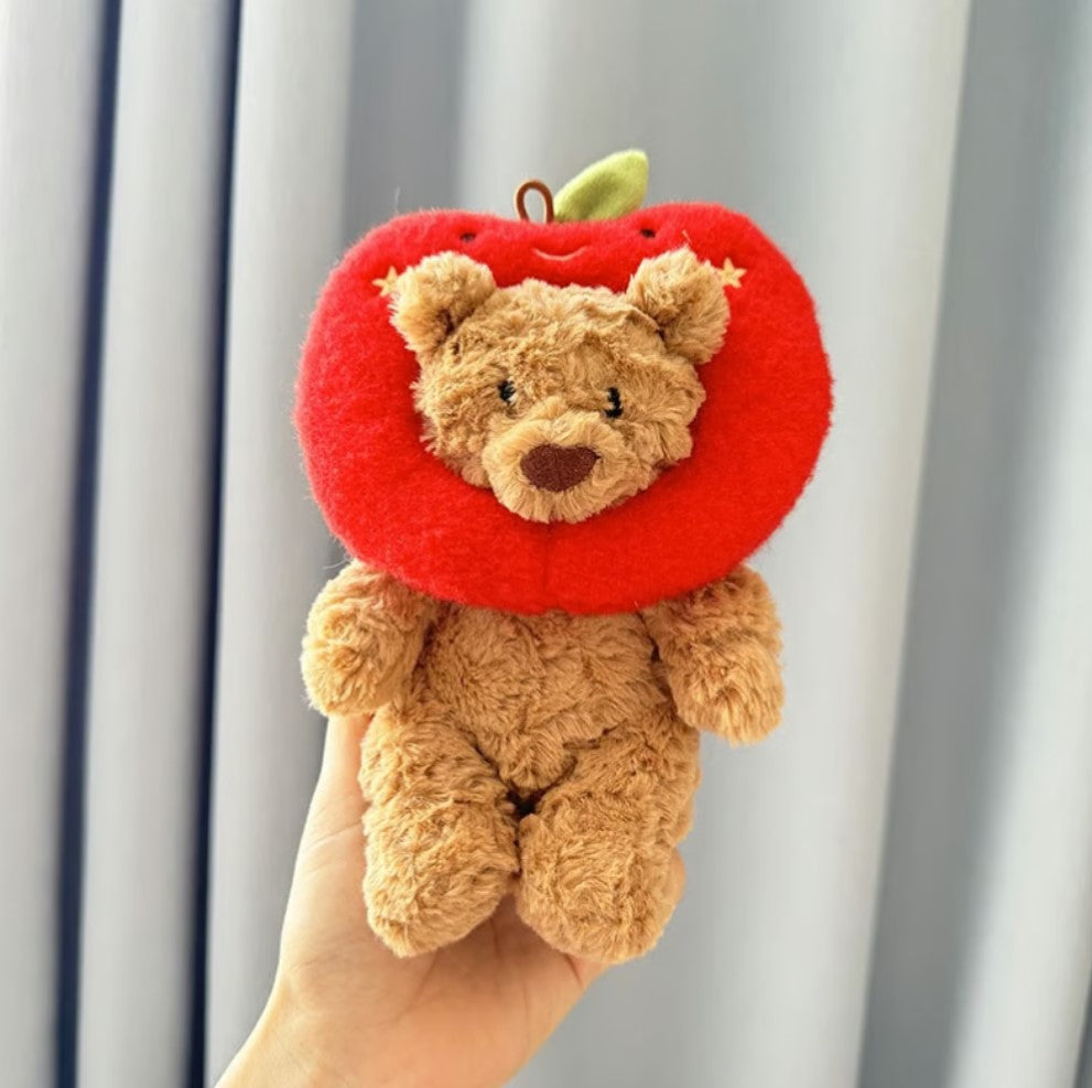 4inch bag charm cute custom clothes outfits - red apple -010102