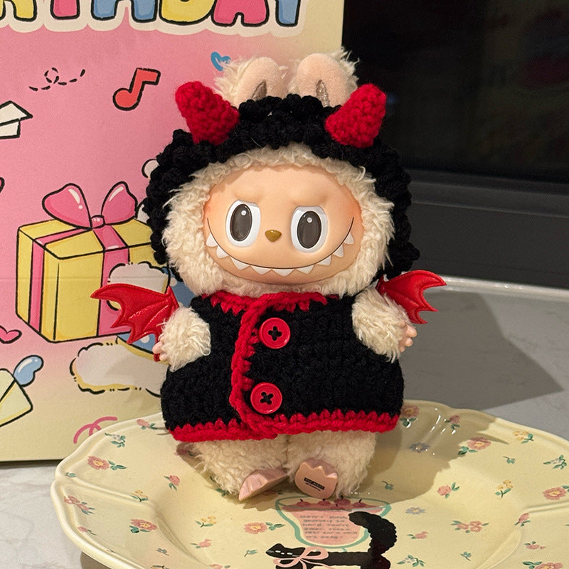 Labubu 4inch bag charm clothes outfits - MXM-WSJ10