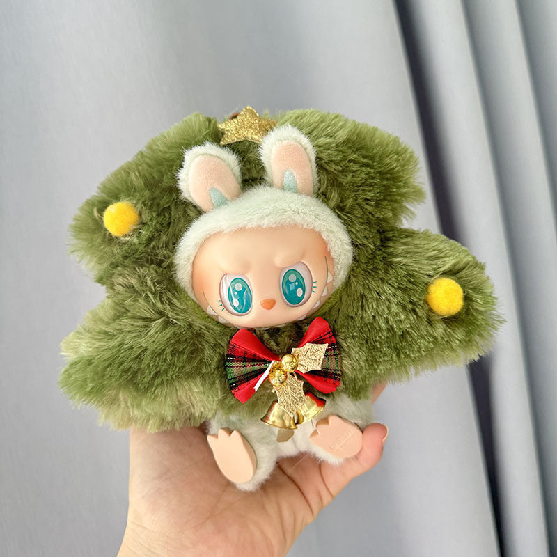 4inch bag charm cute custom clothes outfits - Christmas tree - 010101