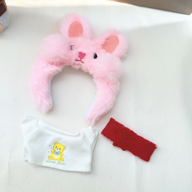 4inch bag charm cute custom clothes outfits - bear/bunny band - 050708/050709