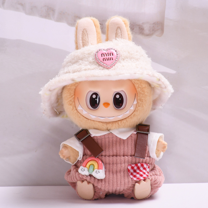4inch bag charm cute custom clothes outfits - Camping overalls