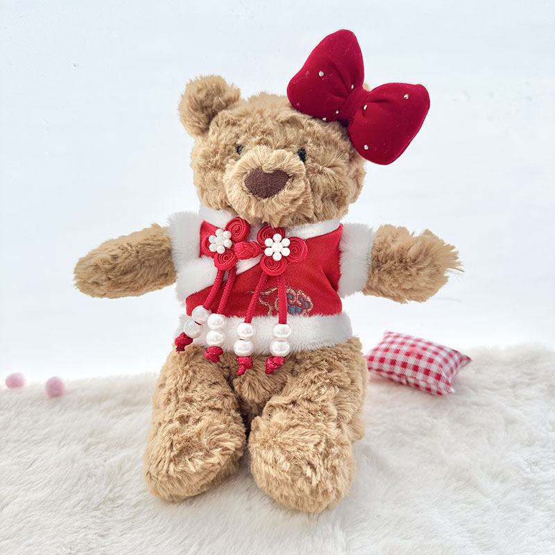 4inch bag charm cute custom clothes outfits - red new year sweater - 021811