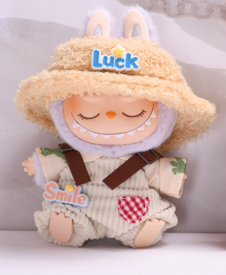 4inch bag charm cute custom clothes outfits - Camping overalls