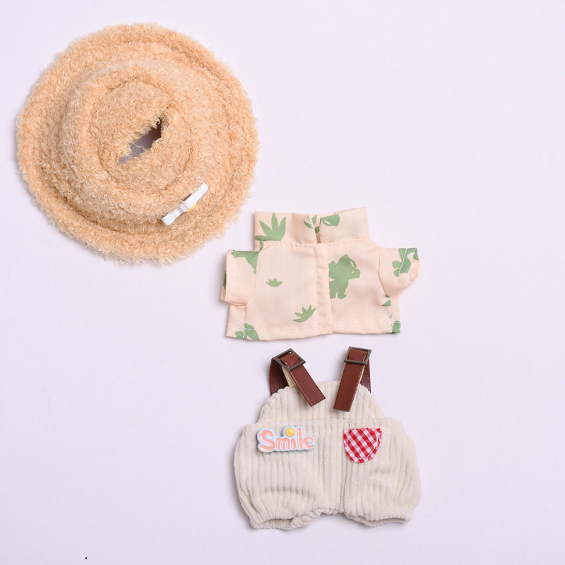4inch bag charm cute custom clothes outfits - Camping overalls