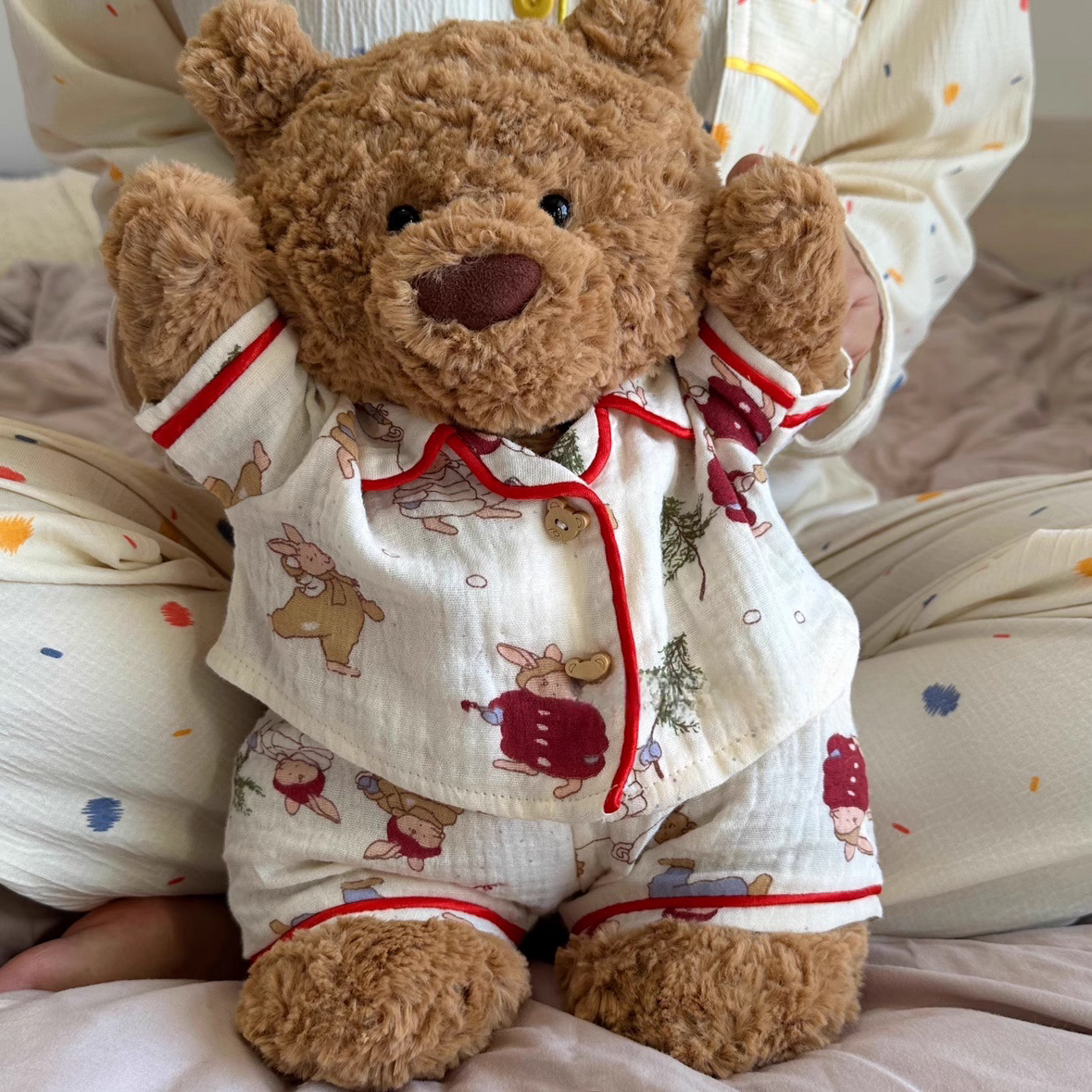Bartholomew bear cute clothes outfits - bunny sleepwear(tiny/medium/large/huge)