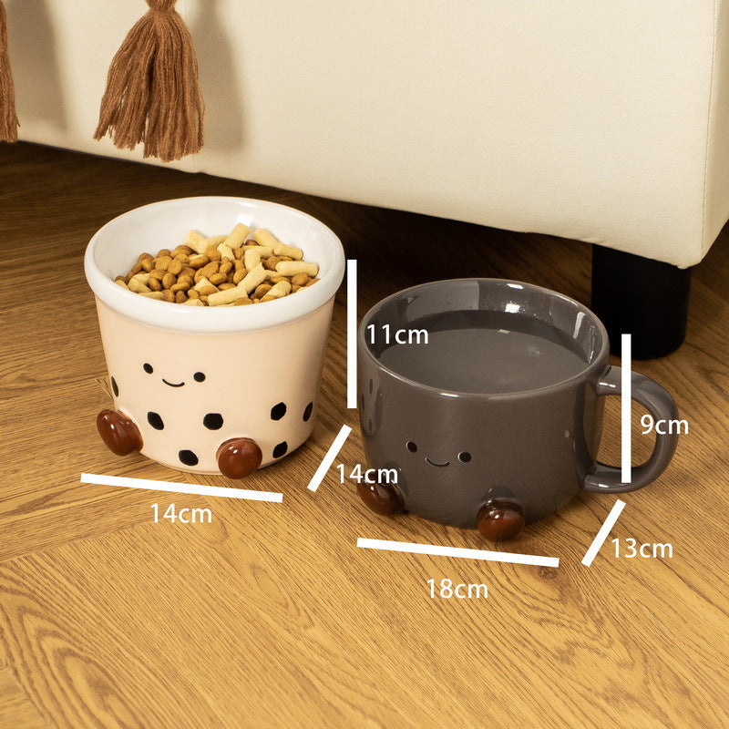 Adorable coffee mug & milktea Organizer Tray – Key Storage Decorative Display Rack