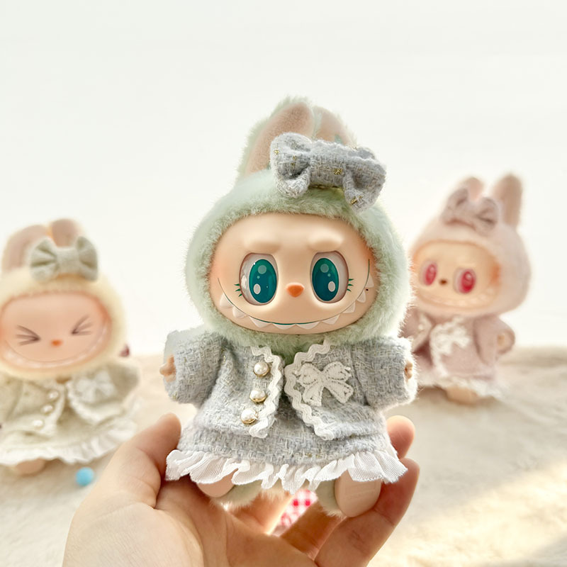 4inch bag charm cute custom clothes outfits - Elegant golden/blue/pink/black set - LBB006/LBB007/LBB008/LBB009
