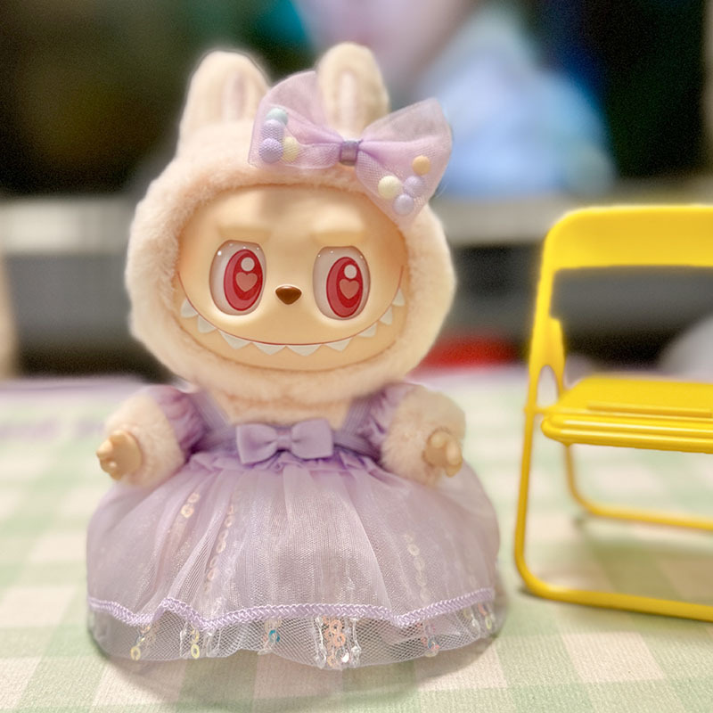 4inch bag charm cute custom clothes outfits - colorful dress - 020224/020225/020226