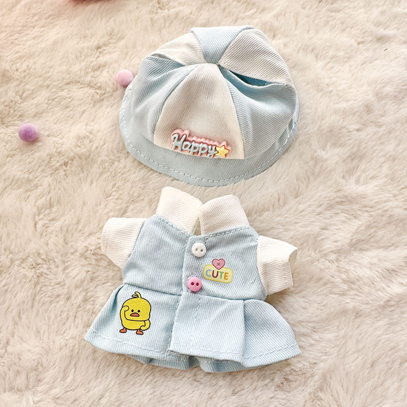4inch bag charm cute custom clothes outfits - pink & blue baby - 021821/021822