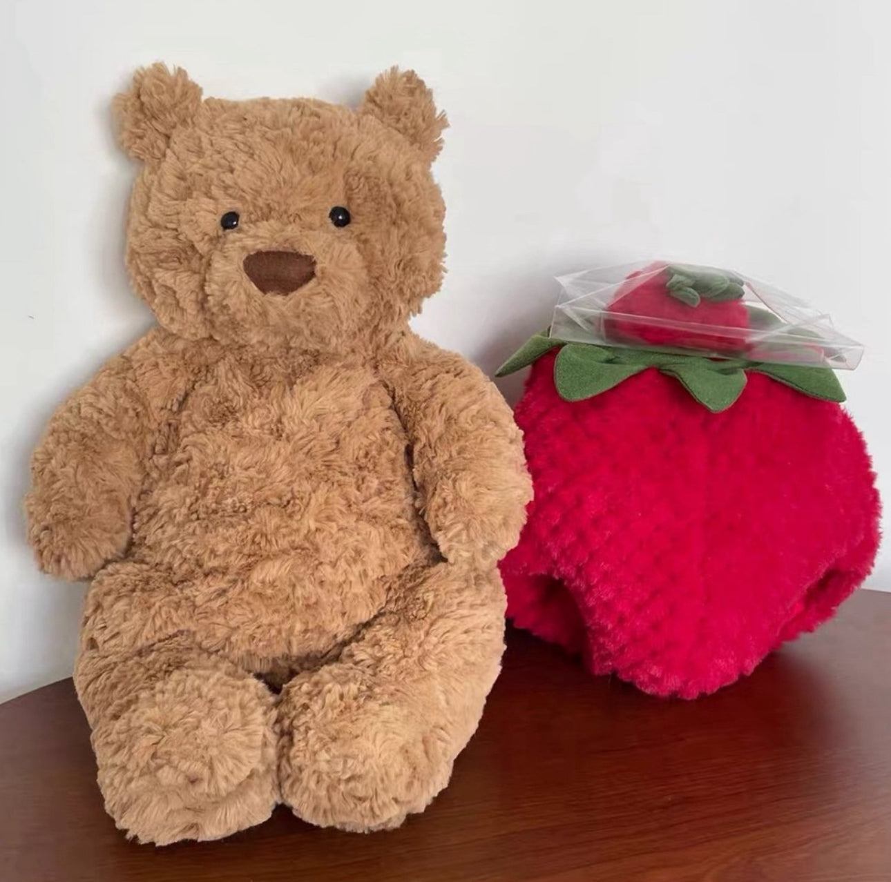 Bartholomew bear cute clothes outfits - strawberry(tiny/medium/large/huge)