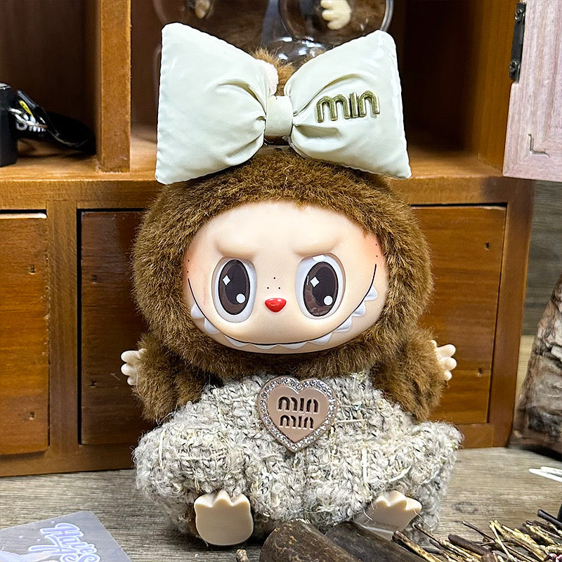 Labubu 4inch bag charm clothes outfits - 062306