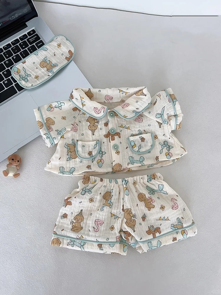 Bartholomew Bear Tiny/Junior clothes outfits - Balloon Puppy Pajama