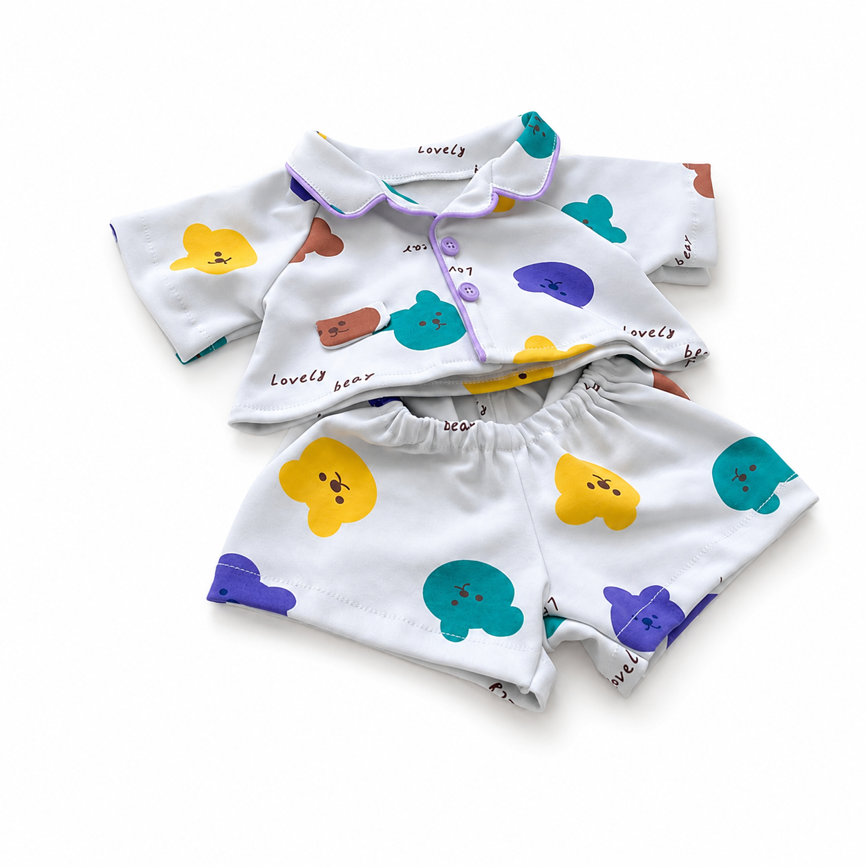 Bartholomew bear cute clothes outfits - Color Bear Diary Loungewear Set