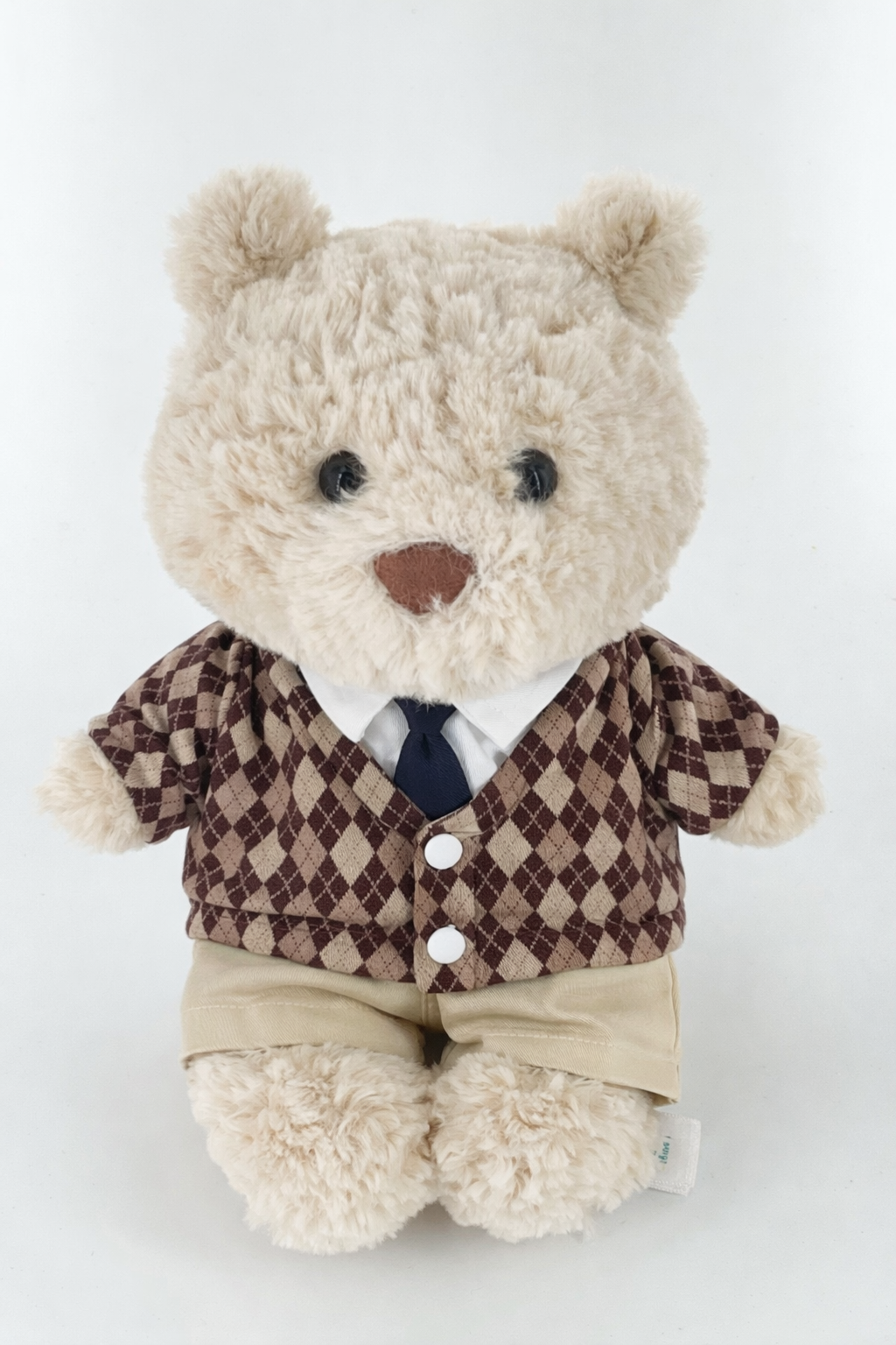 Bartholomew Bear Junior clothes outfits - Brown Cardigan Set