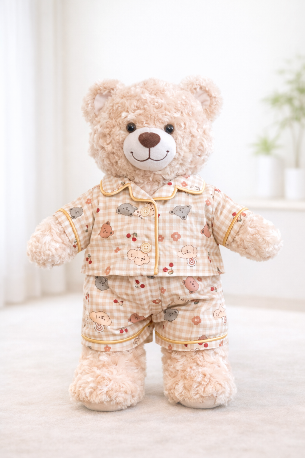 Build-A-Bear Standard plush clothing outfits - Orange sleepwear
