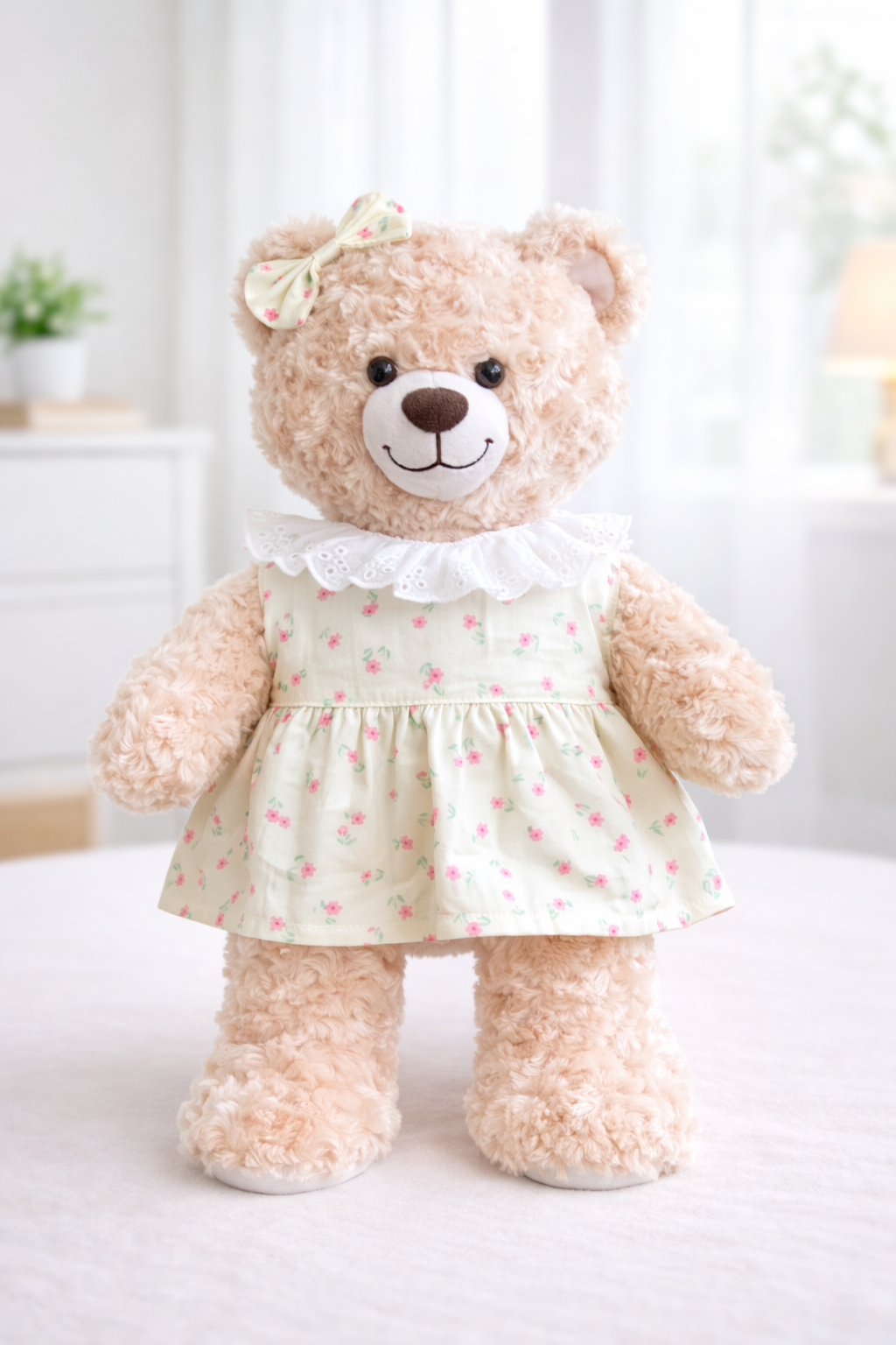 Build-A-Bear Standard plush clothing outfits - yellow floral dress