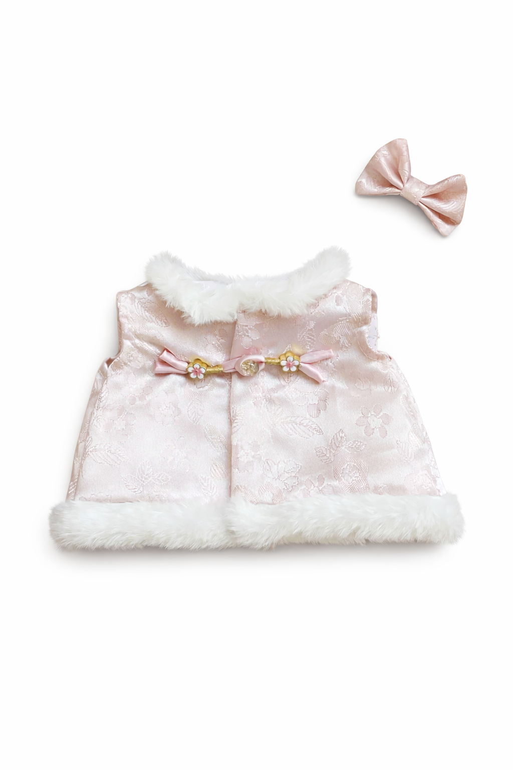 Bartholomew bear clothes outfits - Pink Chinese New Year Outfit