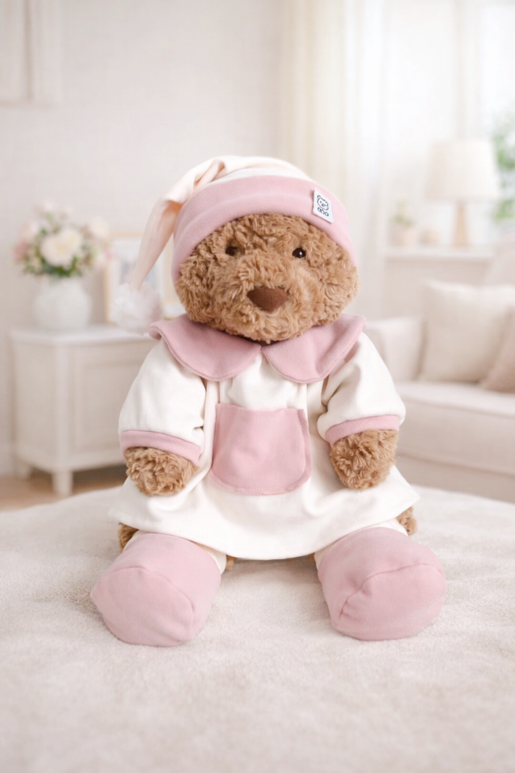 Bartholomew bear cute clothes outfits - Pink Loungewear Set