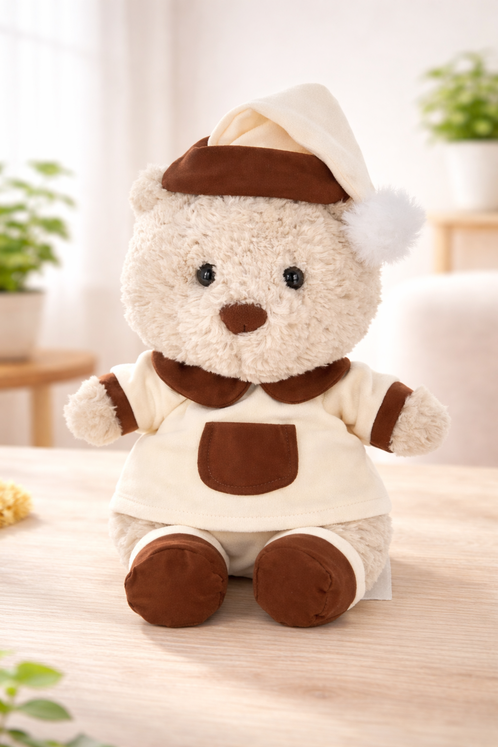 Bartholomew Bear Junior clothes outfits - Brown Loungewear Set