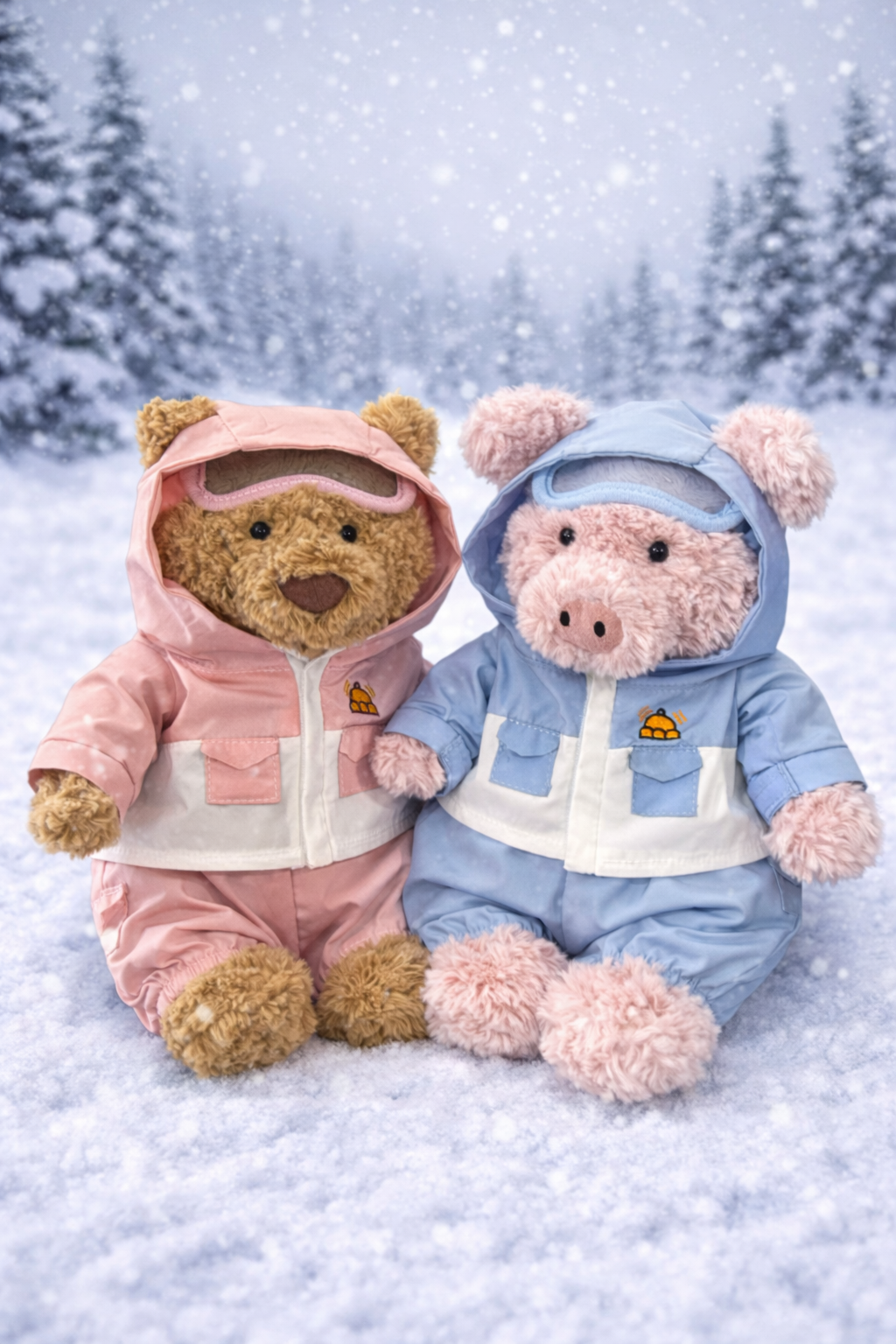 Bartholomew bear cute clothes outfits - Snow Suit – furryfriendsplush