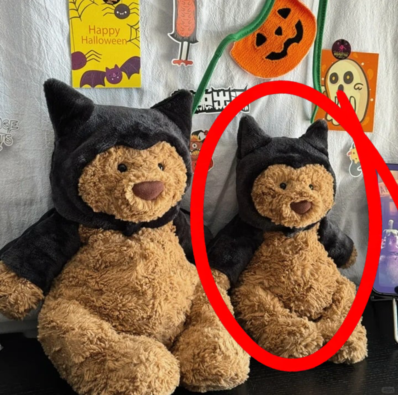 Bartholomew bear cute clothes outfits - bat(small/medium/large/huge)