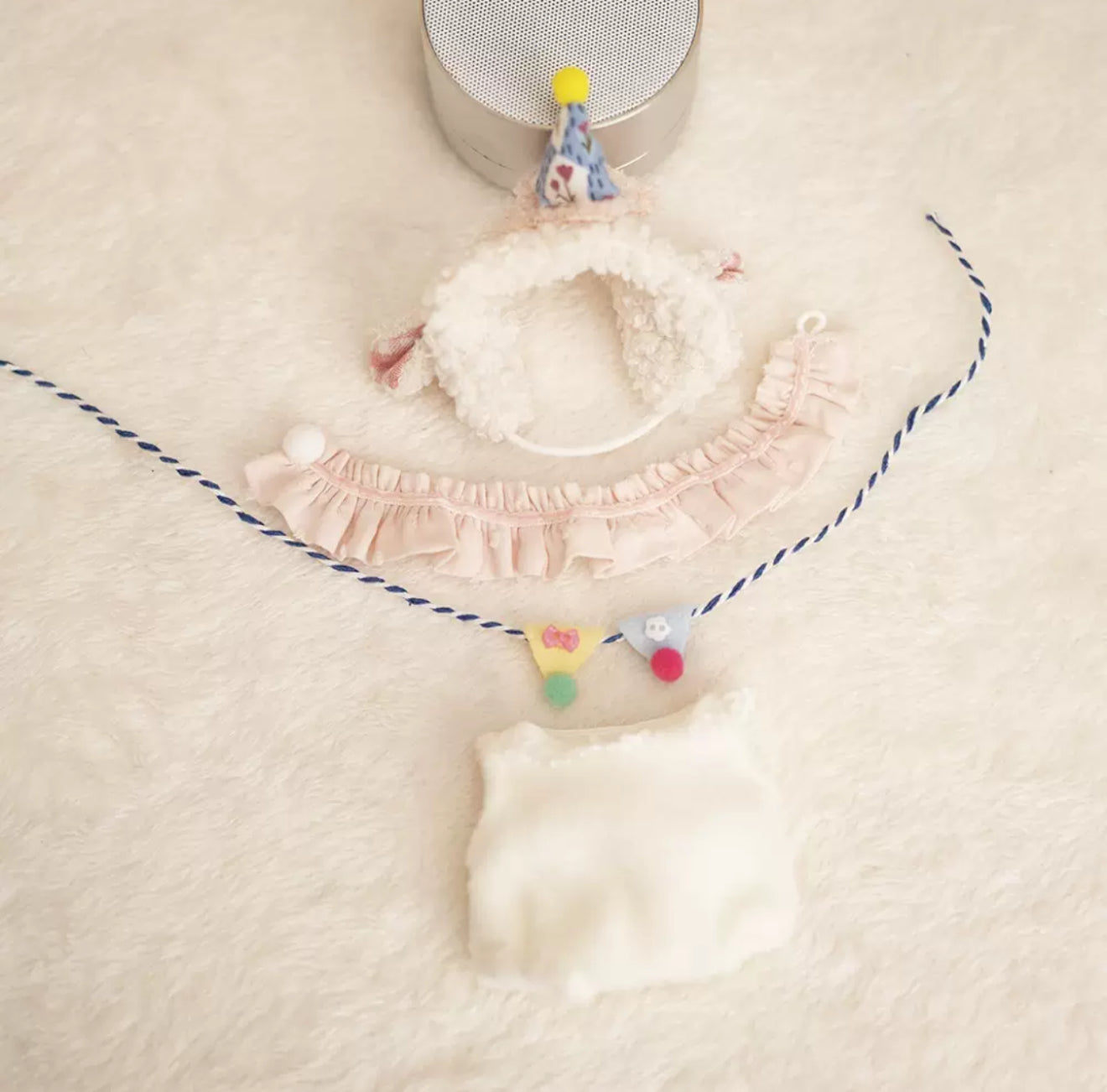 4inch bag charm cute custom clothes outfits - little lamb - LBB005