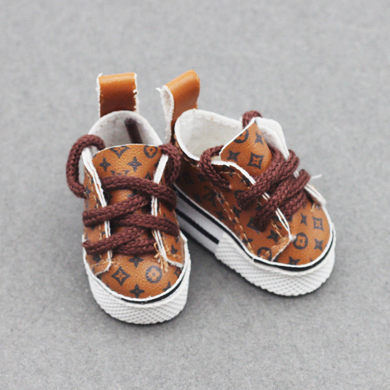 4inch bag charm accessories - Light brown LV shoes - 0729S07