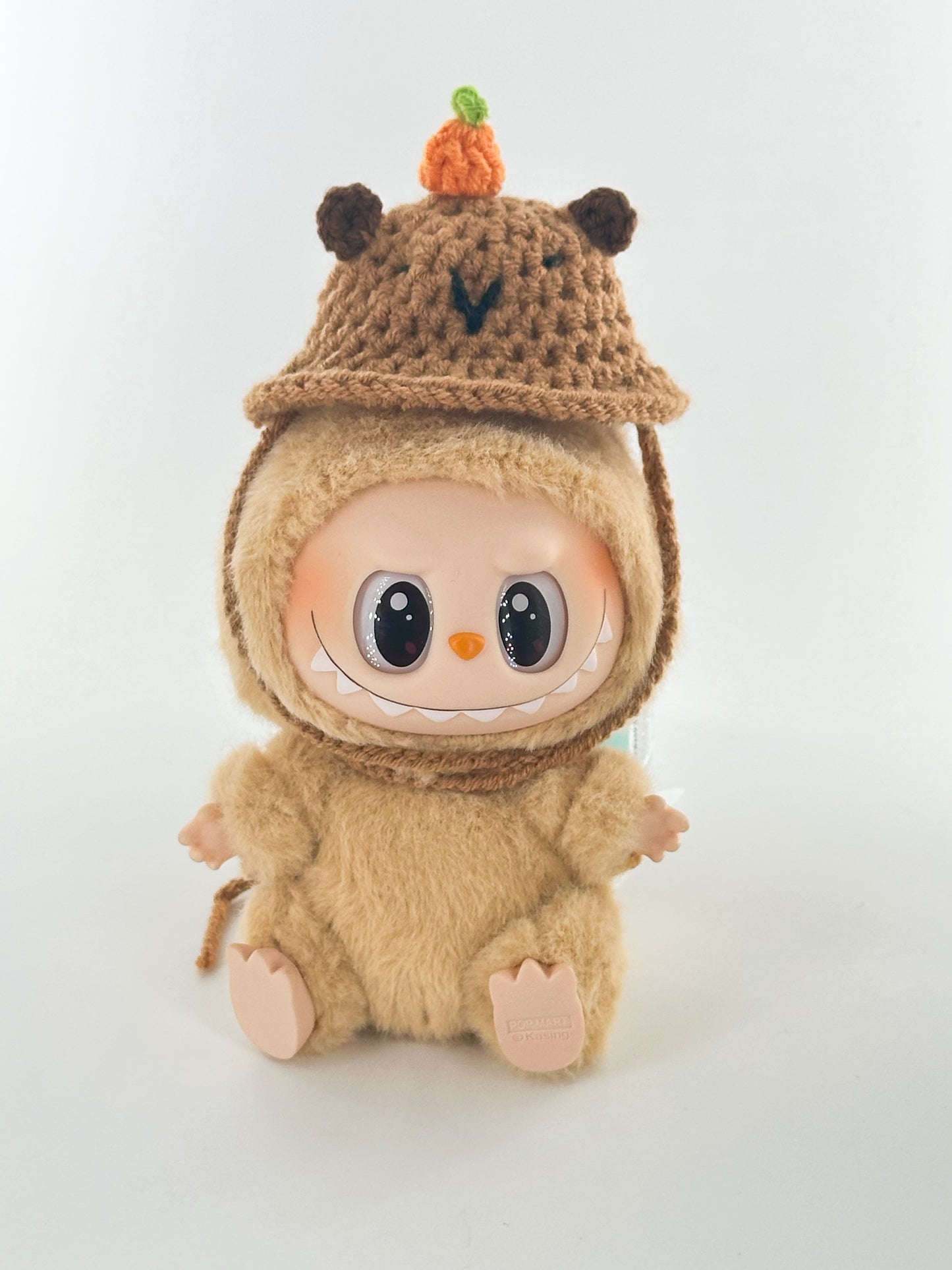 3inch jellycat amusable peanut/small peanut penguin cute hat outfit - capybara - AP04