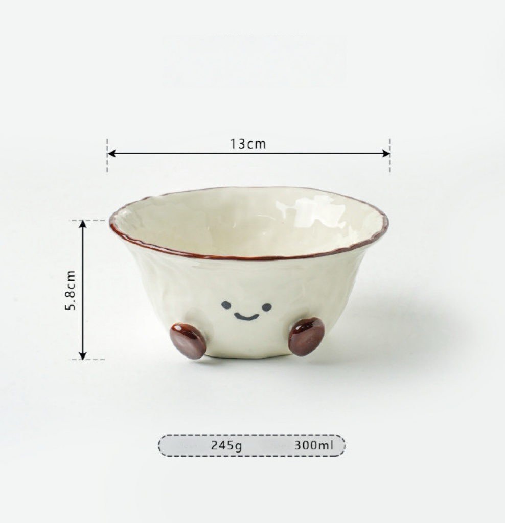 Adorable short leg bowl 5inch 300ml - Functional Design