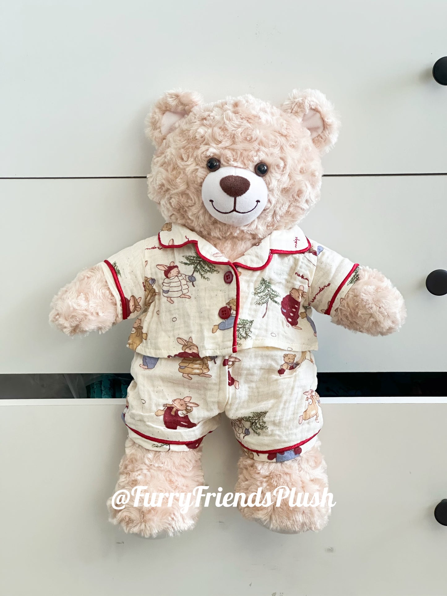 Build-A-Bear Standard plush clothing outfits - bunny sleepwear
