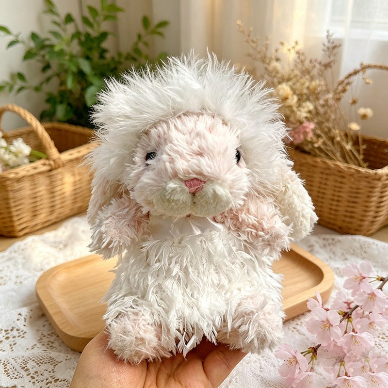Tiny Bartholomew Bear clothes outfits - White Feather Slip Dress & White Headband