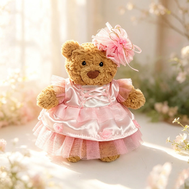 Tiny Bartholomew Bear clothes outfits - Pink Tulle Ballet Dress
