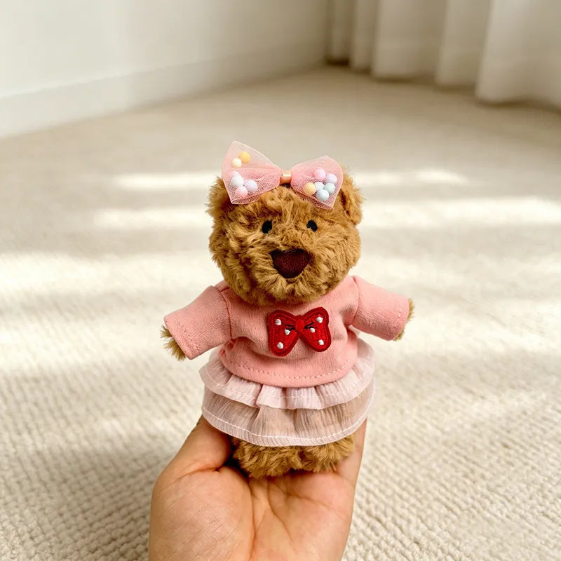 Bartholomew Bear Bag Charm clothes outfits - Pink Minnie Tulle Dress Set
