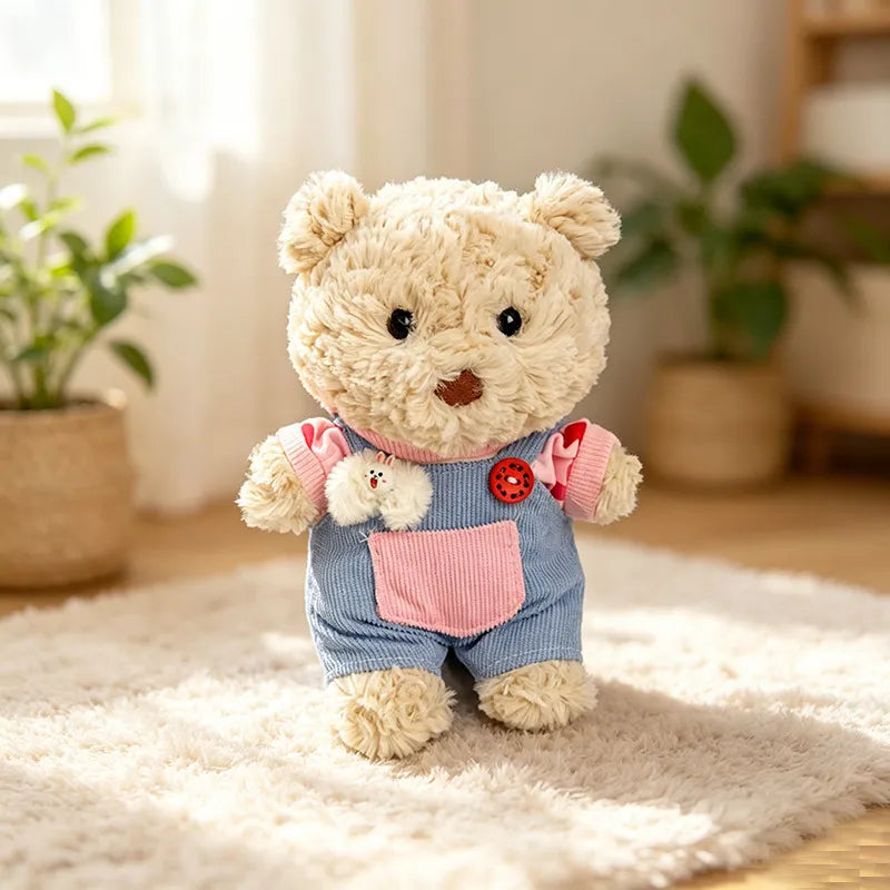 Bartholomew Bear Junior clothes outfits - Blue Bunny Overalls Outfit