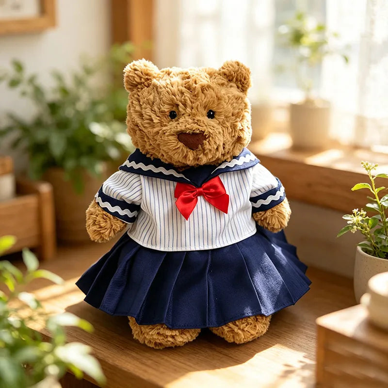 Medium Bartholomew bear clothes outfits - Navy Sailor Dress