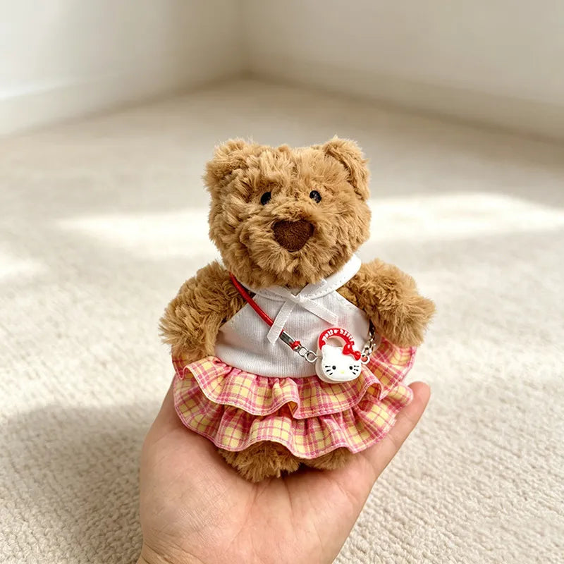 Bartholomew Bear Bag Charm clothes outfits - Sweetheart Bubble Dress with Kitty Bag