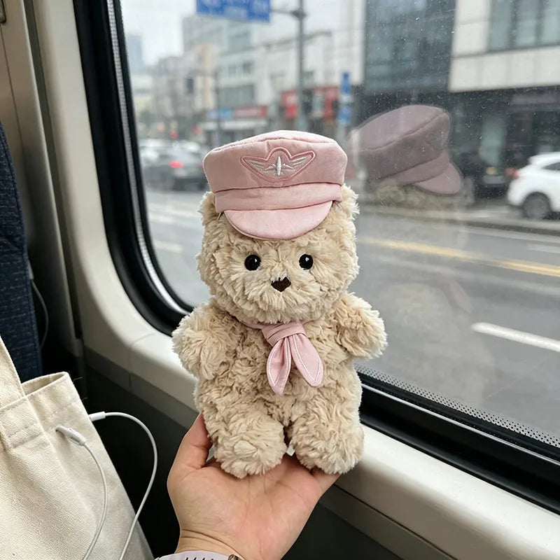 Bartholomew Bear Junior clothes outfits - Pink/Blue Airline Captain Outfit
