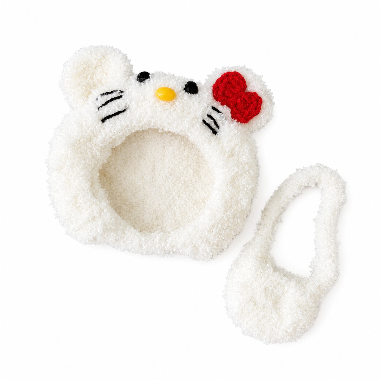 Amusable peanut/Small peanut penguin outfit - Kitty Hood & Crossbody Bag Set