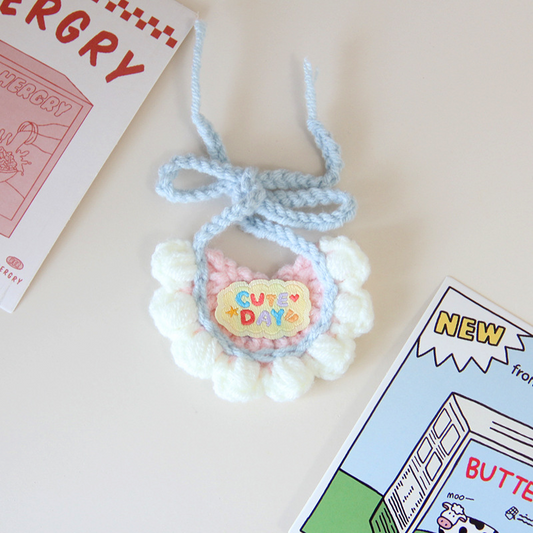 Small/Medium plush crochet bibs clothes outfits - MXM-42