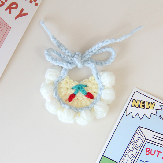 Small/Medium plush crochet bibs clothes outfits - MXM-44