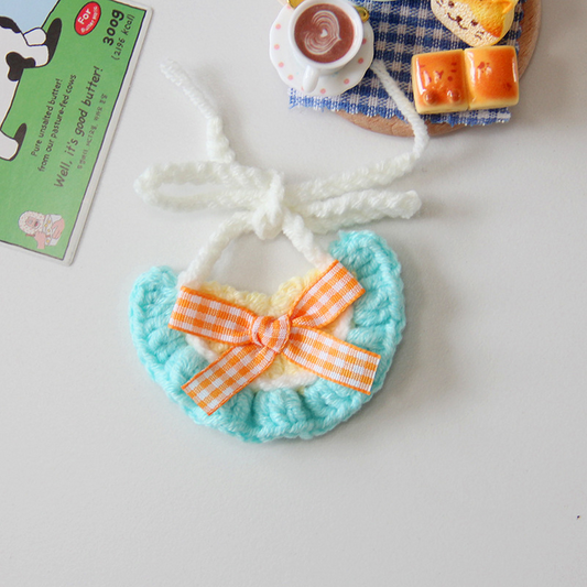 Small/Medium plush crochet bibs clothes outfits - MXM-48