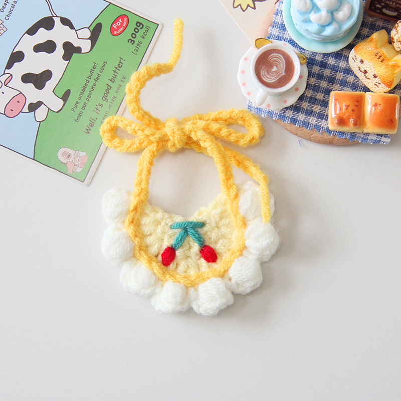 Small/Medium plush crochet bibs clothes outfits - MXM-51