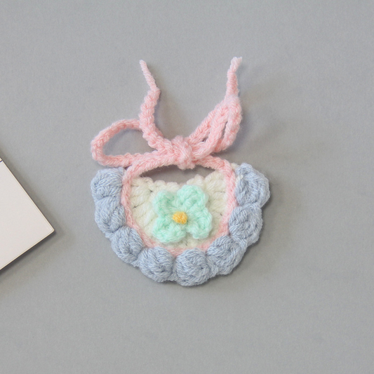 Small/Medium plush crochet bibs clothes outfits - MXM-55