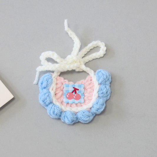 Small/Medium plush crochet bibs clothes outfits - MXM-60