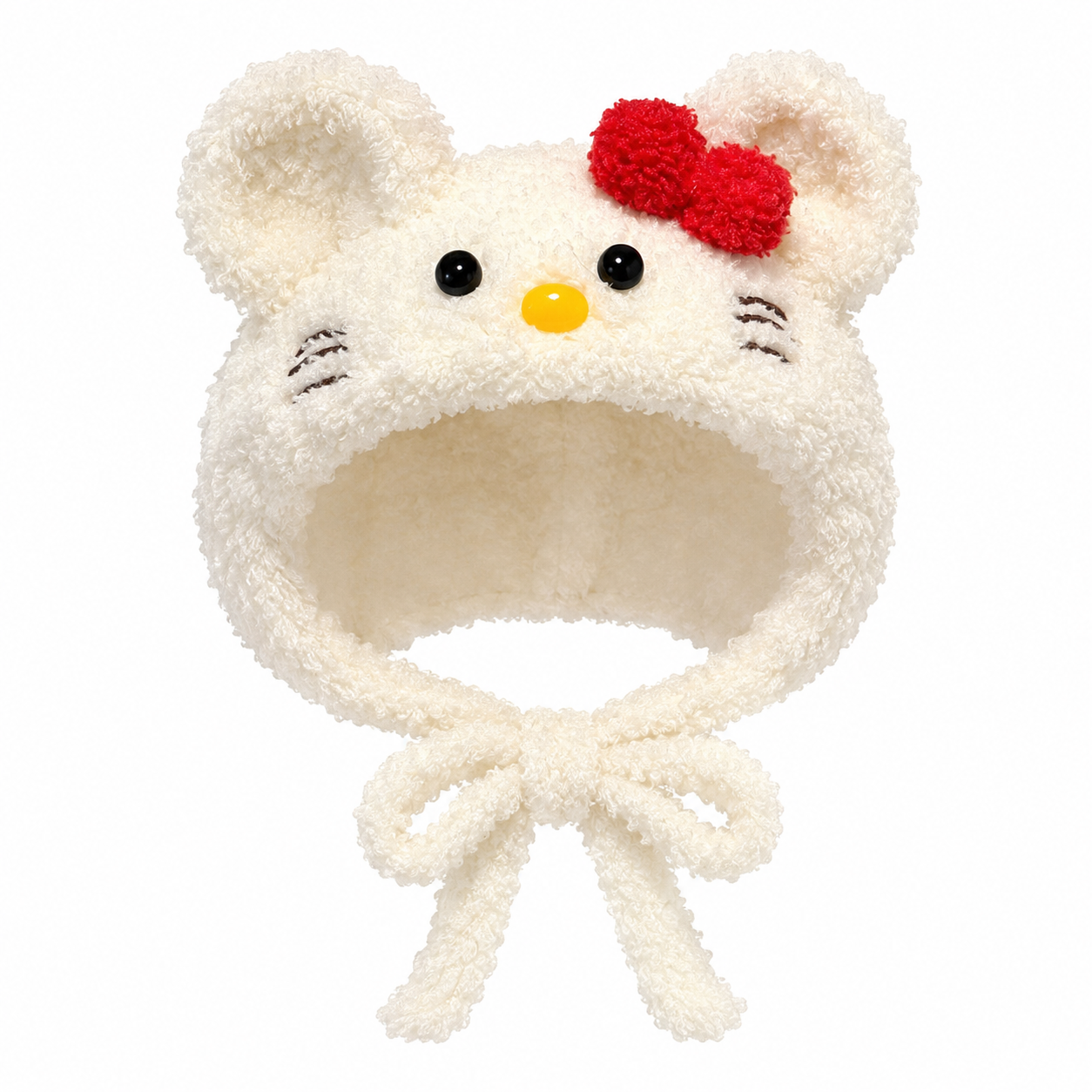 Amusable peanut/Small peanut penguin outfit - White Cat Hood