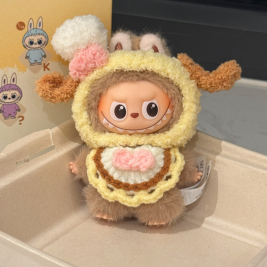 Labubu 4inch bag charm clothes outfits - MXM-H41