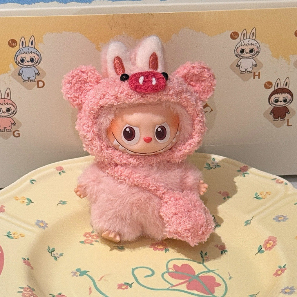 Labubu 4inch bag charm clothes outfits - MXM-H44