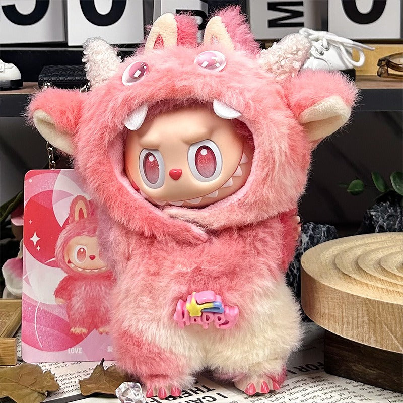 Labubu 4inch bag charm clothes outfits - MY32